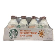 STARBUCKS 스타벅스 브랙퍼스트 블랜드 블랙커피 275ml 8캔