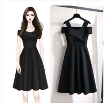 GDSHOP오프숄더 롱 원피스 여성 여름 패션 빅사이즈 YHFACAI