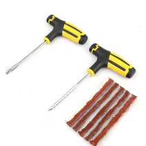 자동차 타이어 수리 도구 키트 리벳 세트 자전거 튜브리스 펑크 플러그 차고 부품, 03 파란, [03] 파란