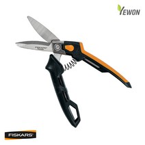 [피스카스] PowerArc 파워아크 공업용 재단 가위 15cm/판지 로프 호스 710300 특허 기술 곡선 날, 파워아크 공업용 재단 가위 15cm 710300