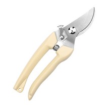 전지가위 스텐 가지 치기 가위 과일 따기 꽃 꽃꽂이 원예 나무 전지 가위, 01 curved edge