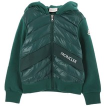 [몽클레어] 22FW 키즈 로고 코튼 믹스 후드 패딩 집업 8G00022 809D2 86