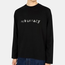 디몬트 22 F/W 아워레가시 남성 앱스트랙 자수 로고 긴팔(블랙) M4226CLB