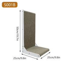 고양이 스크래치 보드 훈련 그라인딩 클로 장난감 골판지 스크래처 스크레이퍼 손톱 애완 동물 가구 용품, S001B