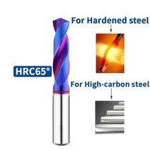 단단한 텅스텐 카바이드 드릴 비트 Forr CNC Gwist 1020mm 금속 강철, 2.5mm+65drill bit