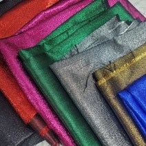 무대복으로 이거면 충분 고급 반짝이 사틴원단 7종, 레드