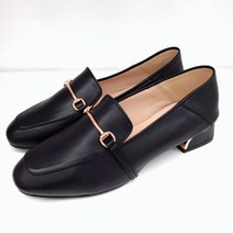 엘칸토 천연 소가죽 쿠션업 여성 발편한 베이직 블로퍼 겸용 정장 캐주얼 구두 블랙 NC이천점 LCWD45U126