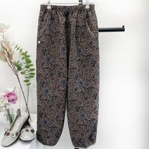 국민할매 엄마옷 국내생산 할머니옷 파이핑 야자나무 인견 몸빼 밴딩바지[SBGL] 여름바지 인견바지 중년의류 빅사이즈 편한바지