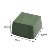 녹색 연마 페이스트 알루미나 미세 버프 복합 금속 나이프 블레이드 보석 그라인딩 사용 1, 30X30X20MM+green