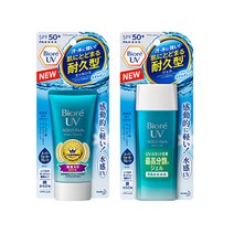 [이라운드몰]카오 비오레 UV 아쿠아 리치 워터 선크림 50g 90ml (2종류), 50g튜브형