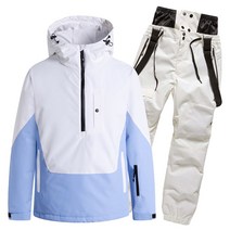 따뜻한 여성 보드 스키복 세트 스노우보드복 스키복바지 다운 방한 재킷 방풍 방수