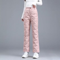부츠컷 덕다운 패딩 바지 여성 골프 연습복 연습 복장 겨울 여자 팬츠 오리털