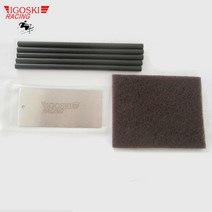 스노우보드왁싱 스키 메탈 왁스 스크레이퍼 폴리시 패드 ptex 캔들 시트크 세트 및 스노우보드과도한 제거용 튜닝 스노우 보드, [03] 6 black