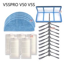 로봇청소기 진공 for ilife v5spro v50 v5s x3 v3s ​​v3spro v5spro v50 예비 부품 mop rag advanced hepa filter, 10
