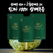 하루제주 물 한방울 섞이지 않은 저온착즙한 순수 100% 국내산 양배추즙 과채주스, 50포, 1박스