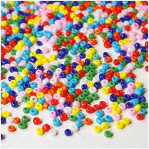 핸디몰 극소비즈(씨드)(꾸미기구슬 비즈재료)시드비즈, 칼라(50g)3mm