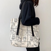 비투리빙 러브 캔버스 에코백 숄더백