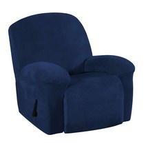 STK 옆 포켓을 가진 뻗기 우단 라운지 안락 의자 의자 가구 Slipcovers, 7