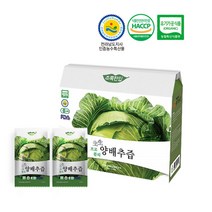 유기농 브로콜리 양배추즙 국내산 유기농 재료 생산 선물세트 국산, 120포(30포X4박스)