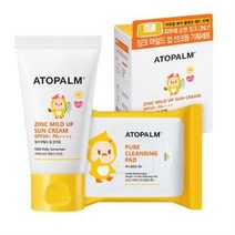 아토팜 유아용 징크 마일드업 선크림 SPF50+ PA++++ 65g 세트, 6세트