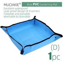 블랙코팅 타프 캠핑 원터치 미니윈드 스킌 타프모기장 차량 타프 garden mat pe, 파란색 - PVC, 50x50cm