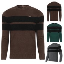 남성 소프트 라운드넥 방풍 골프 니트 중년남성 FW, 브라운_XL, 상세페이지 참조7