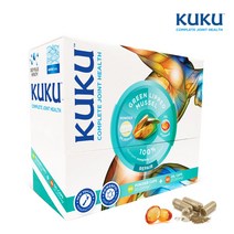KUKU 뉴질랜드 초록잎홍합오일 + 파우더 37000mg 60캡슐 4개월분, 27000mg 오일 + 파우더