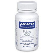 Pure Encapsulations Folate 엽산 90캡슐 해외, 6개