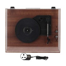 텐테이블 블루투스 5.0 비닐 레코드 플레이어 레트로 3 속도 스테레오 휴대용 턴테이블 100 ‑ 240V hot, 02 UK
