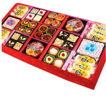 열매마을 제주 감귤 한과 2단~ 3단 감귤 유과 어버이날 선물 부모님 추석 명절 선물세트 설 전통 찹쌀 떡 과자 간식, 1번 제주감귤한과 2단(실속)