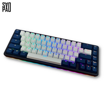 사오파오 다크네이비 LED 키캡 PBT OEM 이중사출 (124키)