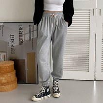 이지 특양면 코튼 조거팬츠