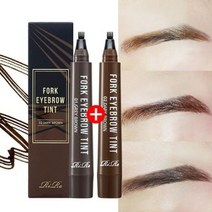(1+1 행사) 포크 타투 아이브로우 틴트 / 8일 지속 임상 완료, 포크_그레이1개+다크1개, 없음