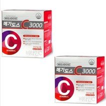 고려은단 메가도스C 3000 비타민C 200포 분말 가루 유재석 비타민