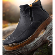 남성 첼시 부츠 남자 앵클 부츠 패션 가죽 캐주얼 웨스턴 부츠 워커 Mens Ankle Chelsea Boots Fashion Leather Casual Booties