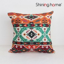 러프 소파 쿠션커버 45x45 에스닉패턴 C, 단품