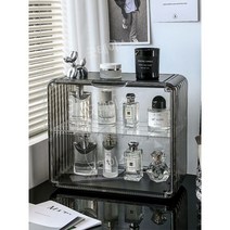 향수쇼케이스 향수 진열대 투명 디스플레이 캐비닛 탁상 화장대 화장품 정리함 수납 케이스, F.  녹색
