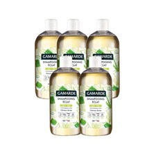 갸마르드 알로에 샴푸 Gamarde Shampooing Eclat 500ml, 5팩