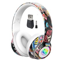 PS4 플레이 스테이션 5 LED 휴대 전화 PC 블루투스 5.0 게이머 헤드셋에 대 한 마이크와 RGB HIFI 스테레, 02 white for PS4