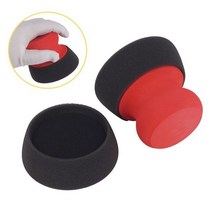 핸드그립 폴리셔 약7x5cm 스펀지패드 2p포함 광택왁스 자동차광택-72394EA, 본상품선택, 본상품선택
