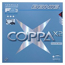 DONIC(도닉) 탁구 코파 X2 뒤 소프트 러버 레드 MAX AL053
