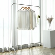 리빙스토리 행거 올리1000 옷걸이 인테리어, 화이트