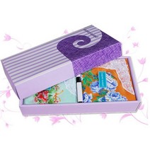 VIVADAY-SG18 고급 여성손수건 10매입 케이스