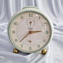 독일 융한스 민트 태엽 탁상 시계