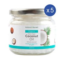 홀랜드앤바렛 코코넛오일 300ml Holland & Barrett Coconut Oil, 5개