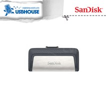 샌디스크 SDDDC2 울트라 듀얼 드라이브 C타입 OTG USB3.0 메모리 레이져각인 무료, 16GB