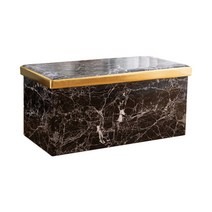 대리석 무늬 수납 스툴 76 x 38 x 38 cm, TYPE05