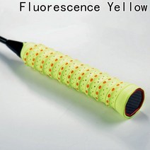배드민턴 라켓 스웨트 밴드 그립 통기성 미끄럼 방지 스포츠 오버 그립 그리프 테니스 테이프, Fluorescent Yellow, 해외
