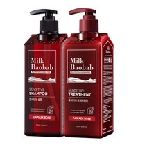 밀크바오밥 센서티브 샴푸+트리트먼트 500ml 다마스크로즈