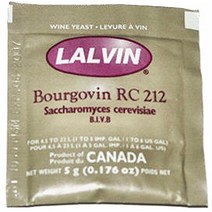 Lalvin Bourgovin RC 212 새카로마이스 Cerevisiae 5 G. 파우치 USA 미국